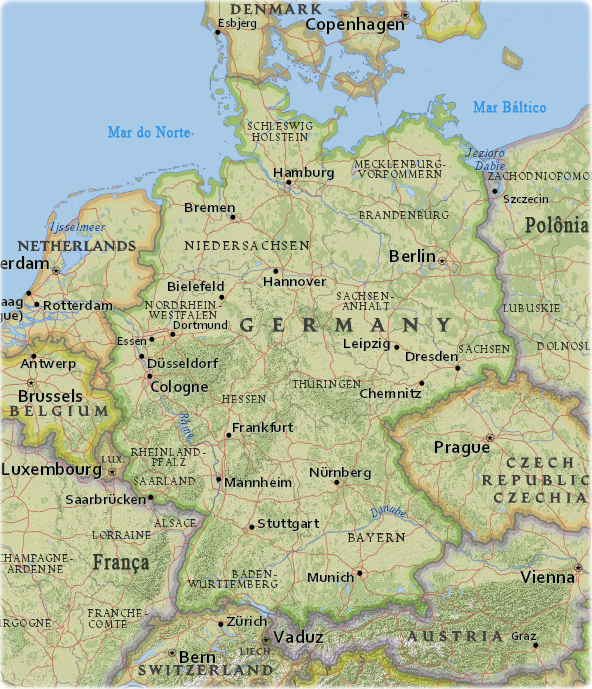 Mapas Alemanha