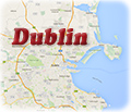 Mapa Dublin