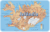Islandia mapa