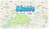 Mapa Skopje